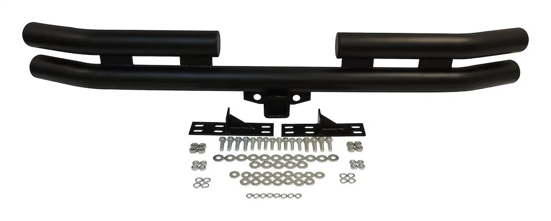 RT20007 – CROWN AUTO Bumper, One Piece Design Direct Fit Mounting Hardware Included Without Tow Hooks With 2 Inch Rec...